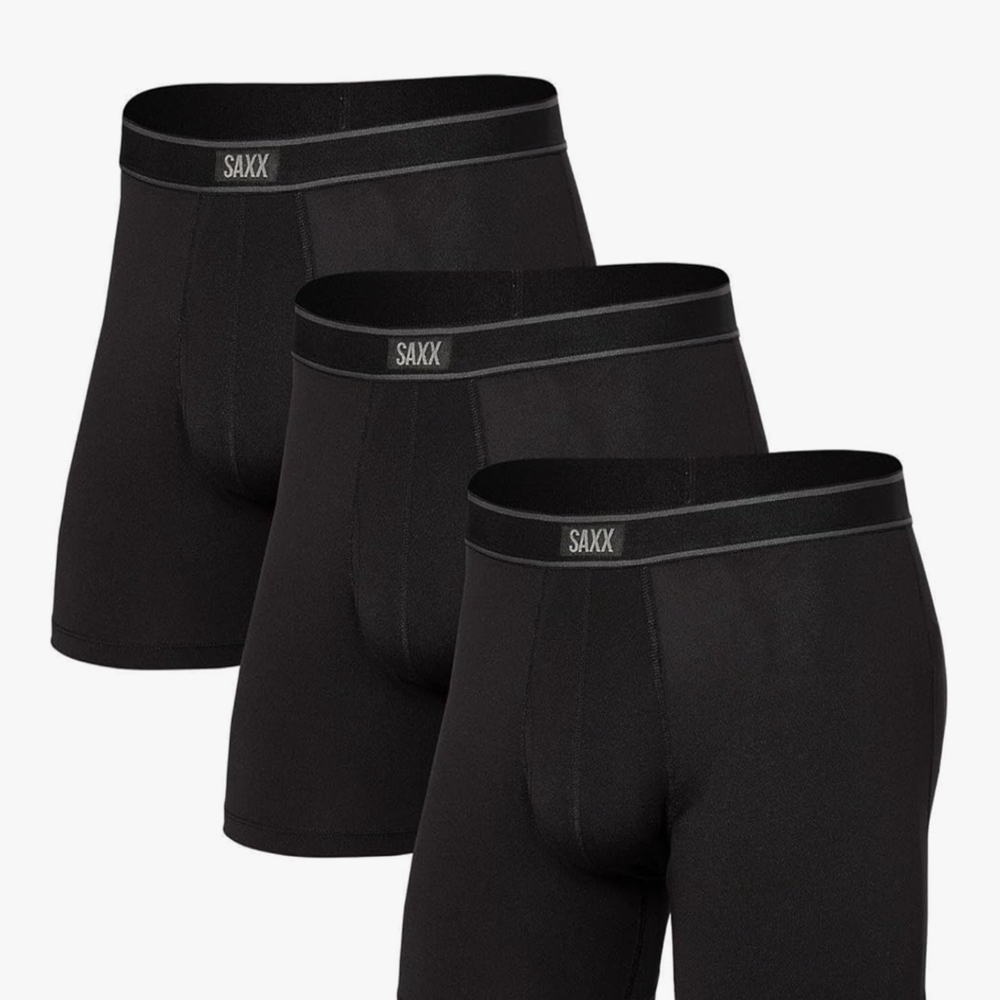 3 pack - Saxx Daytripper Boxer Brief - Black